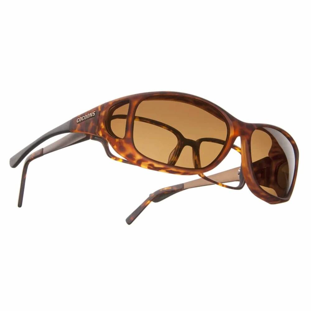 NEW COCOONS style line mx unisex fitover sunglasses in tortoise/amber